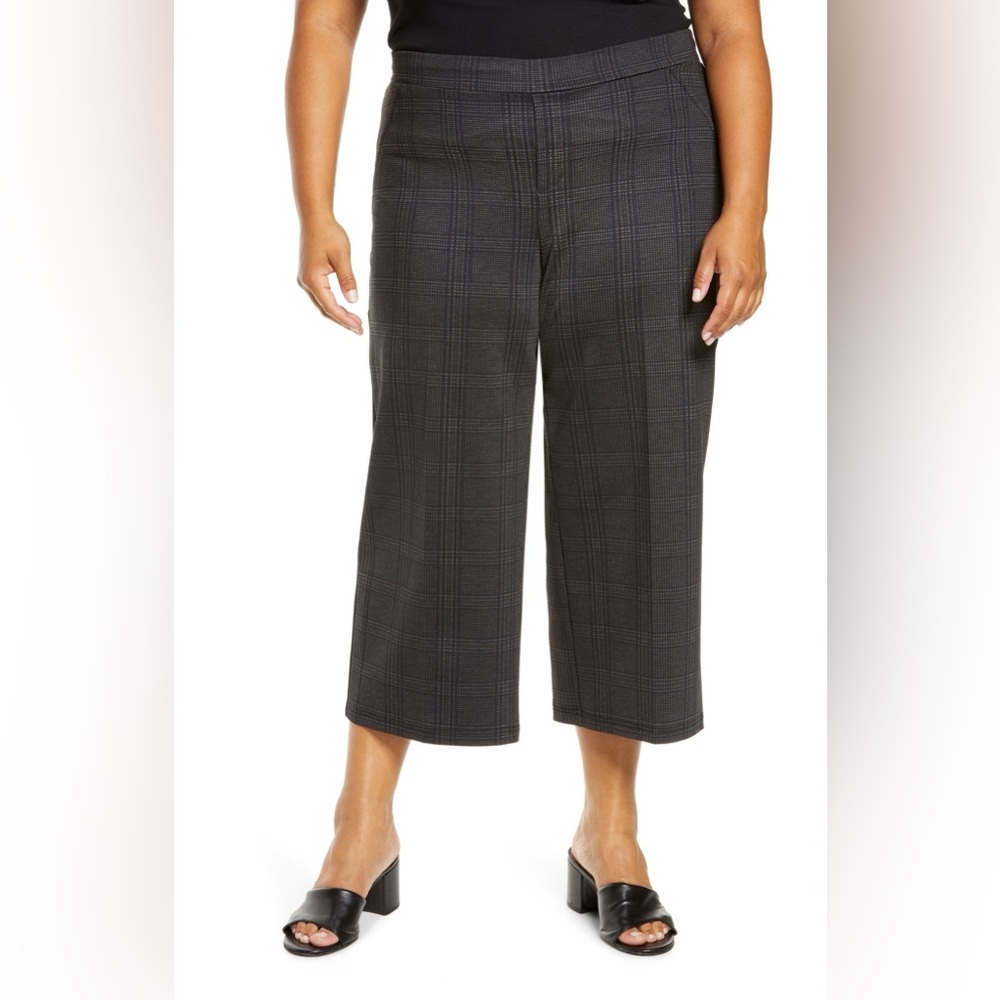 Wit & Wisdom Charcoal Plaid Trousers
